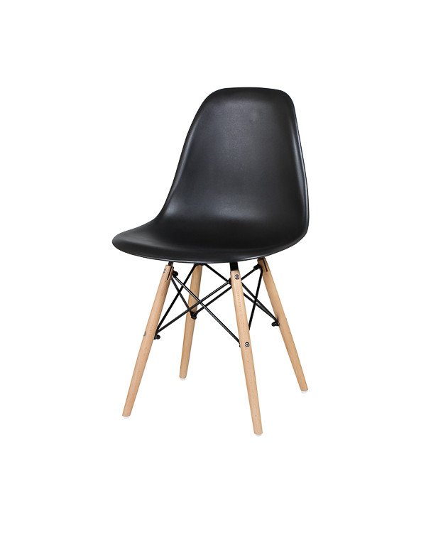 Стул обеденный EAMES DSW WX-503, пластик черный